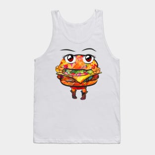 Cute Burger Tank Top